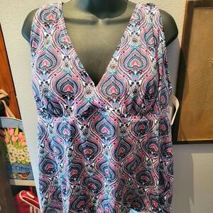 Leilani plus H tankini top